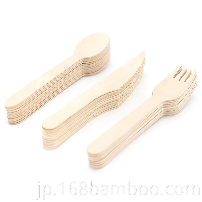 Birch wooden spoon